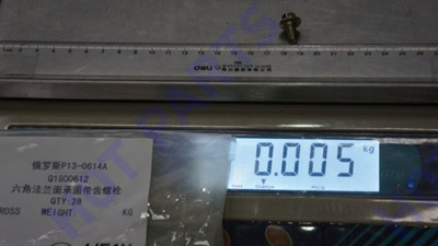 Hex flange bolt