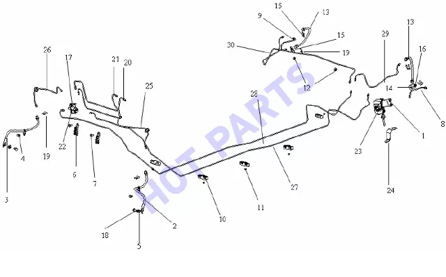 ТОРМОЗНАЯ СИСТЕМА БЕЗ ABS