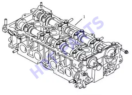 ГОЛОВКА БЛОКА ЦИЛИНДРОВ (4G18TD) NL-3